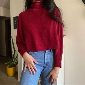 Turtle neck crop top
